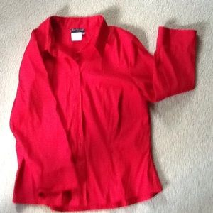 Red blouse